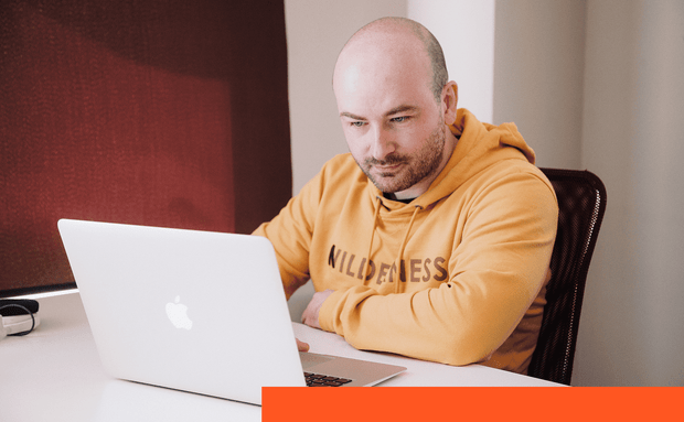 Cloud Software Development Software developer working on a cloud application