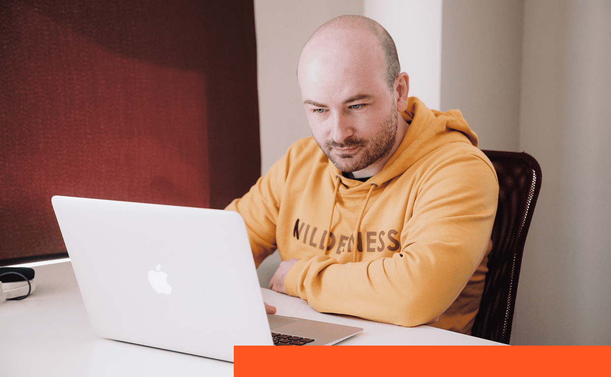 Cloud Software Development Software developer working on a cloud application